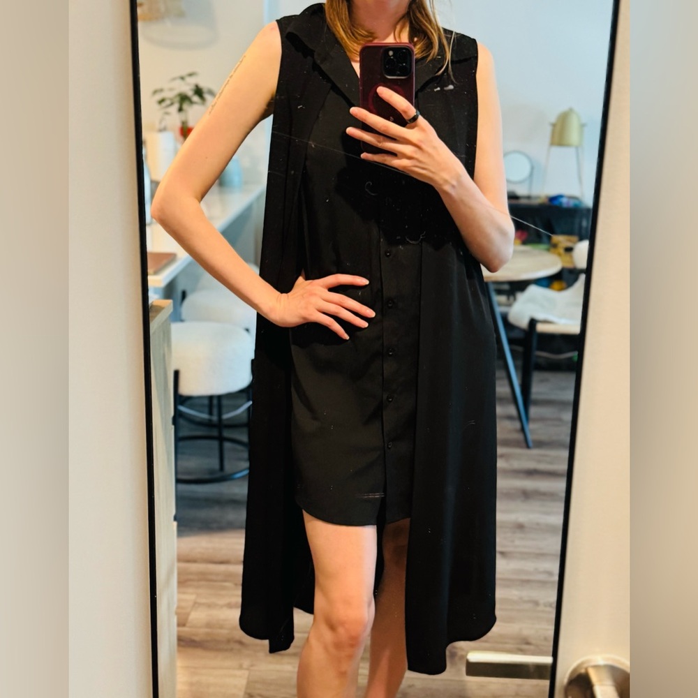 Calvin Klein Black Sleeveless Maxi Dress